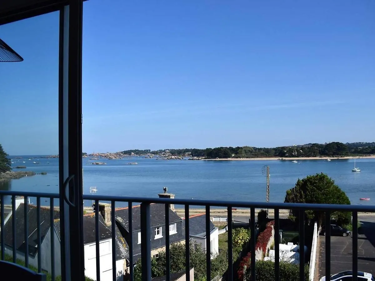 Appartement Renove A Tregastel Avec Vue Sur Mer Et Parking - Fr-1-368-117 location